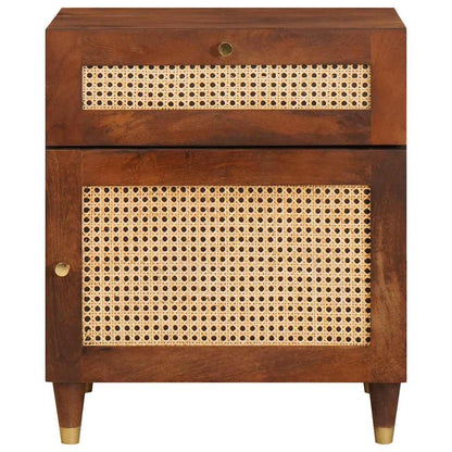 Comodini con cassetto 50 x 33 x 60 cm Legno di mango massello | homemem39