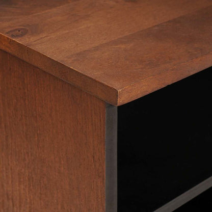Mobile TV Marrone 100 x 33,5 x 46 cm Legno di mango massello | homemem39