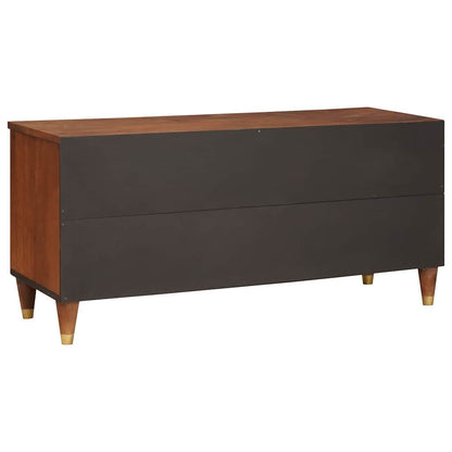 Mobile TV Marrone 100 x 33,5 x 46 cm Legno di mango massello | homemem39
