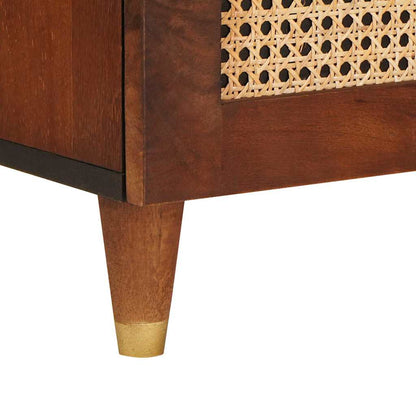 Mobile TV Marrone 80 x 33,5 x 46 cm Legno di mango massello | homemem39