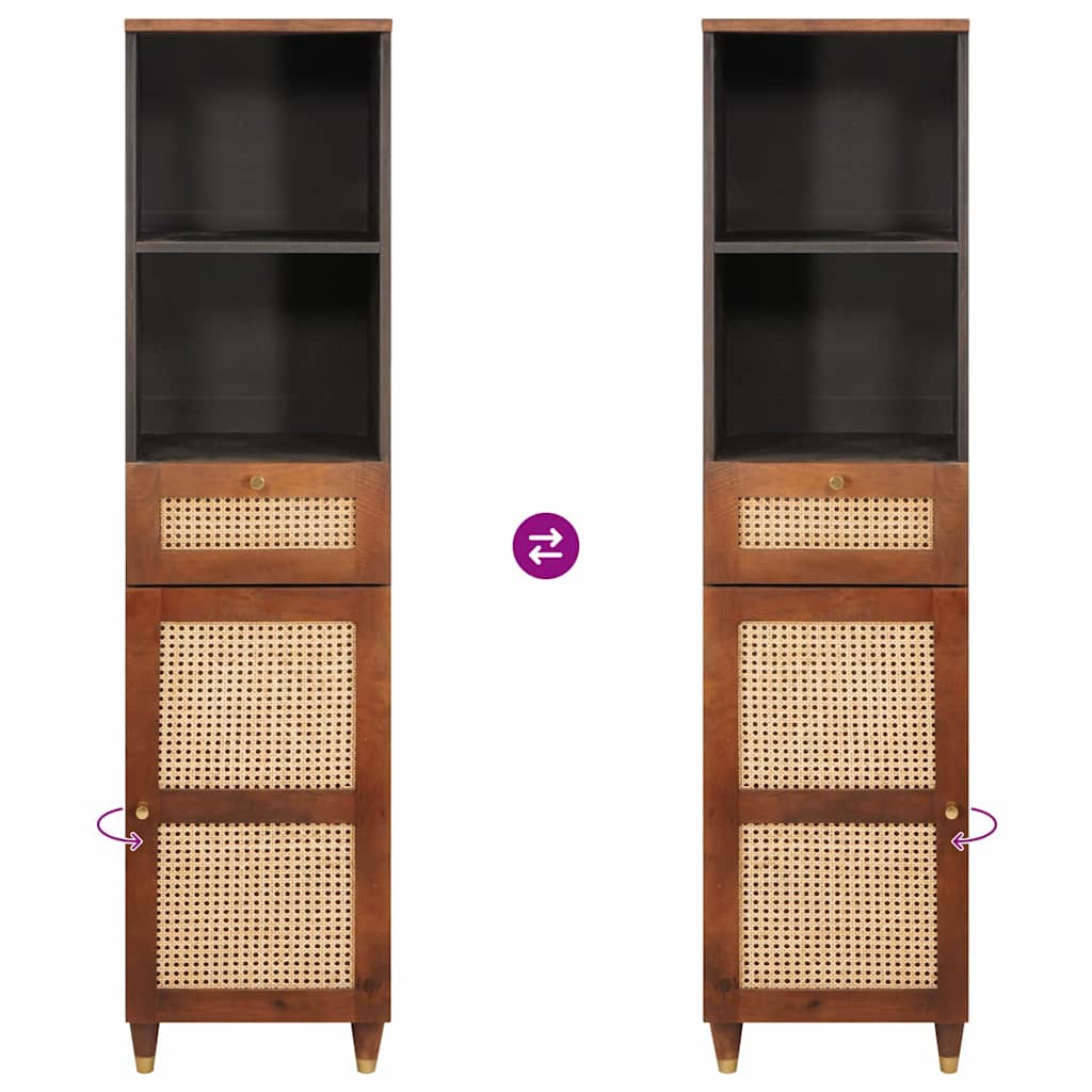 Credenza Marrone 38 x 33,5 x 160 cm Legno di mango massello