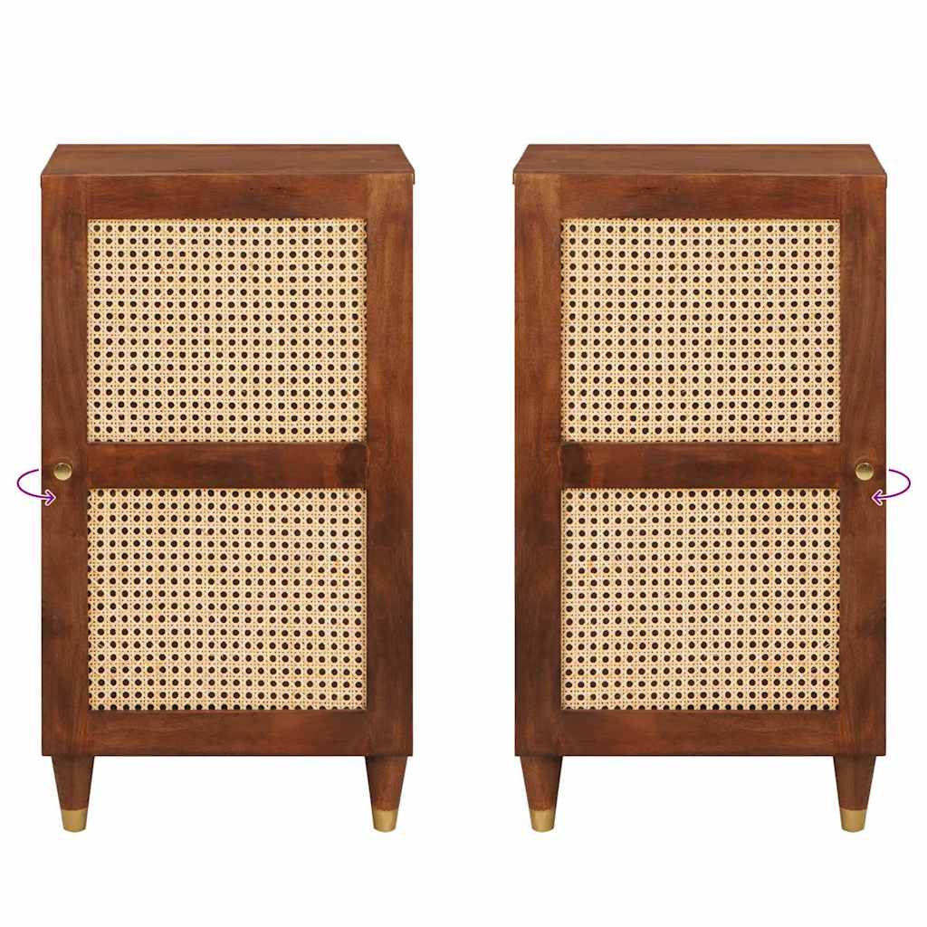 Credenza Marrone 40 x 33,5 x 75 cm Legno di mango massello