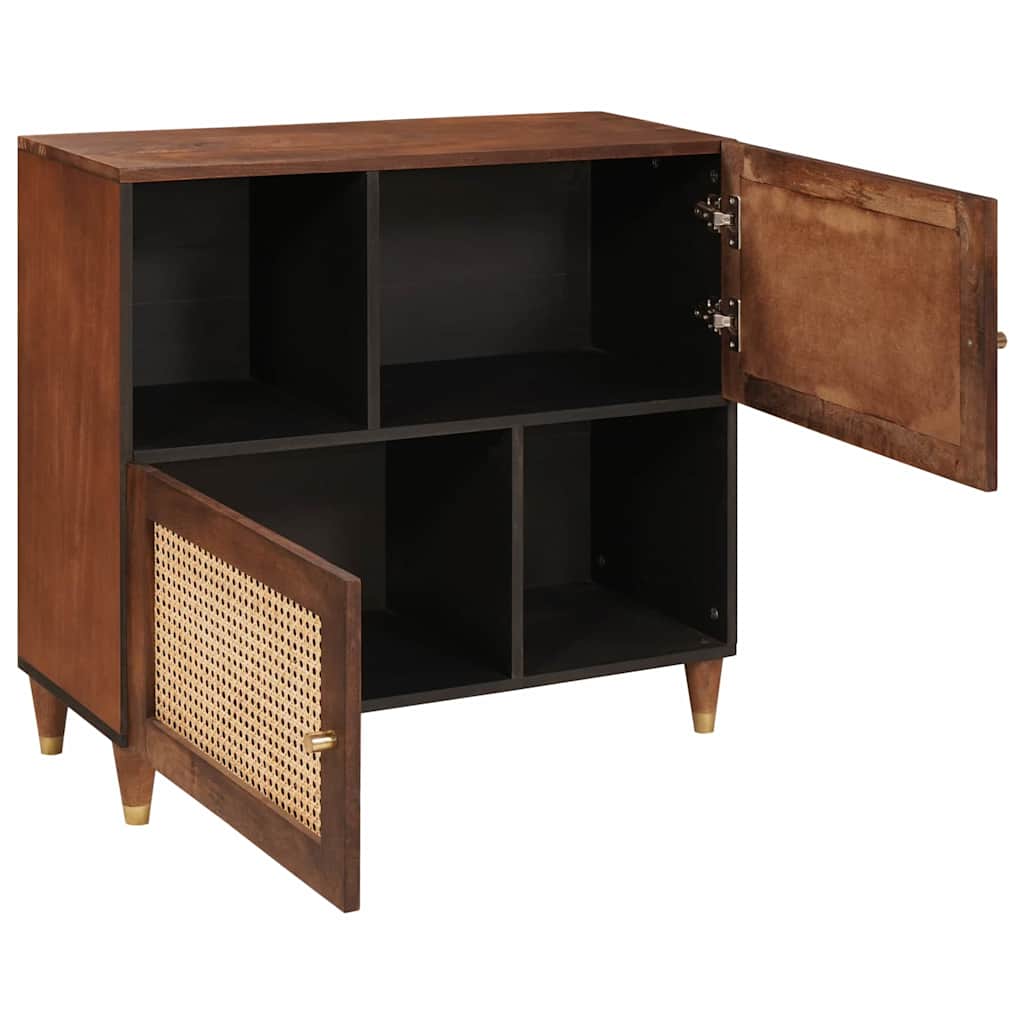 Credenza Marrone 80 x 33,5 x 75 cm Legno di mango massello