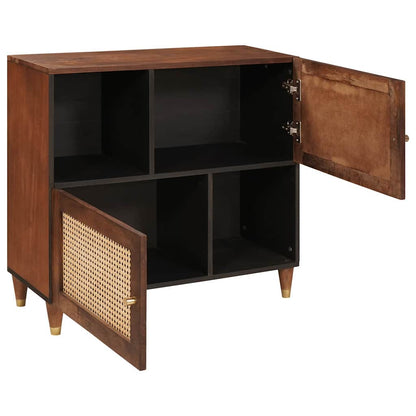 Credenza Marrone 80 x 33,5 x 75 cm Legno di mango massello