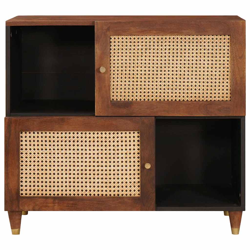 Credenza Marrone 80 x 33,5 x 75 cm Legno di mango massello