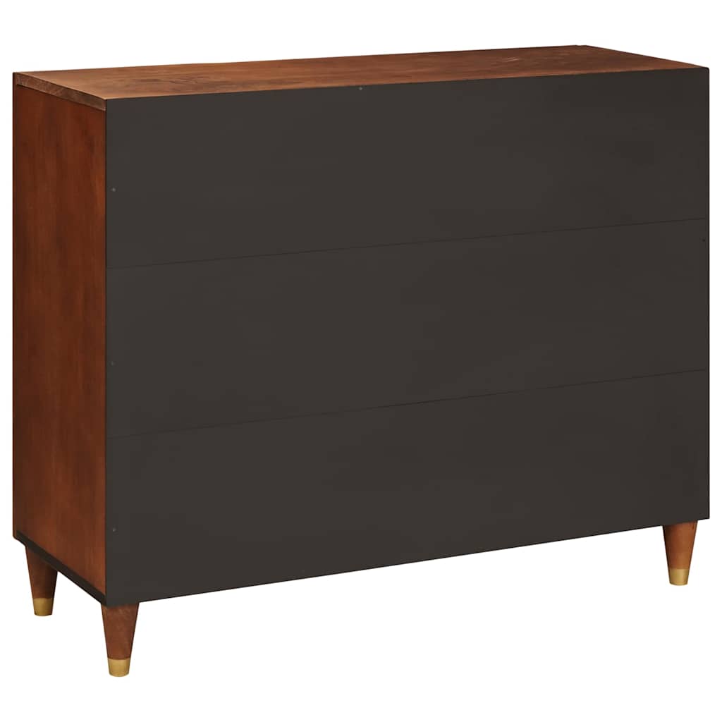 Credenza Marrone 90 x 33,5 x 75 cm Legno di mango massello