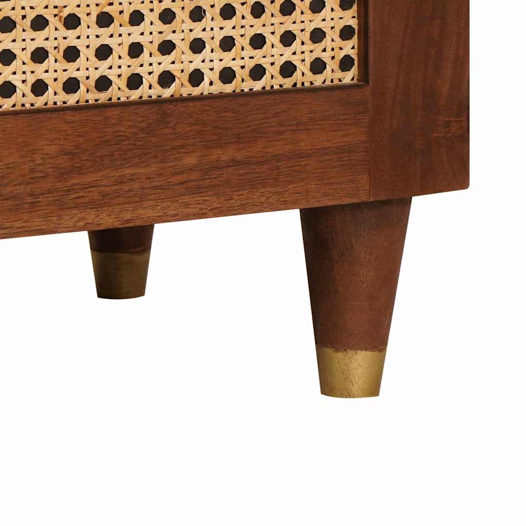 Mobile Alto Marrone 60 x 33,5 x 100 cm Legno di mango massello