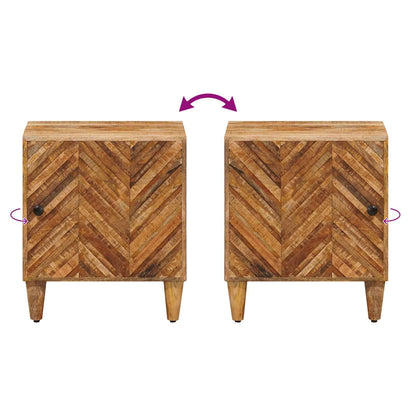 Comodino Marrone 40 x 33,5 x 46 cm Legno di mango massello | homemem39
