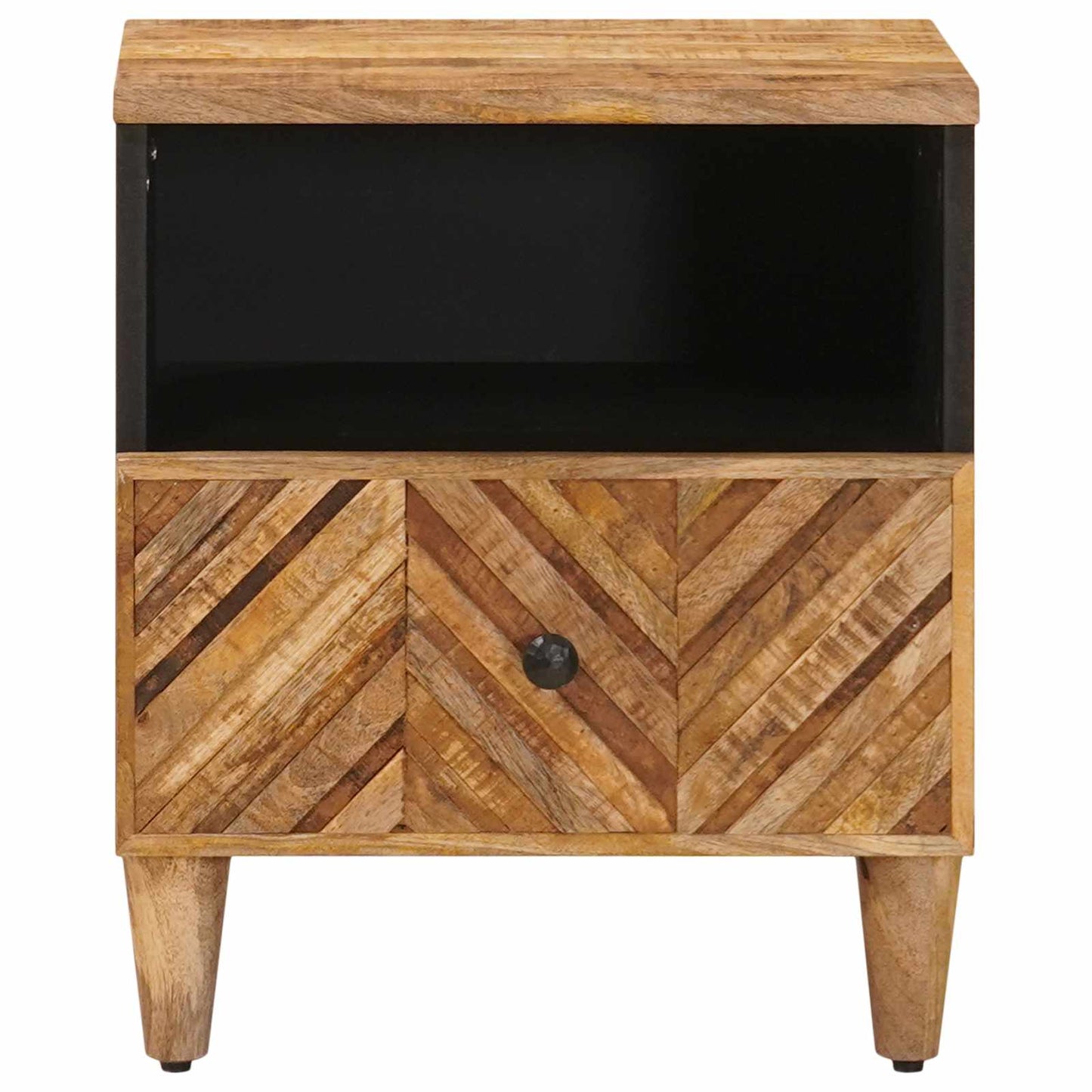Comodino 2 pcs Marrone 50 x 33 x 60 cm Legno di mango massello | homemem39