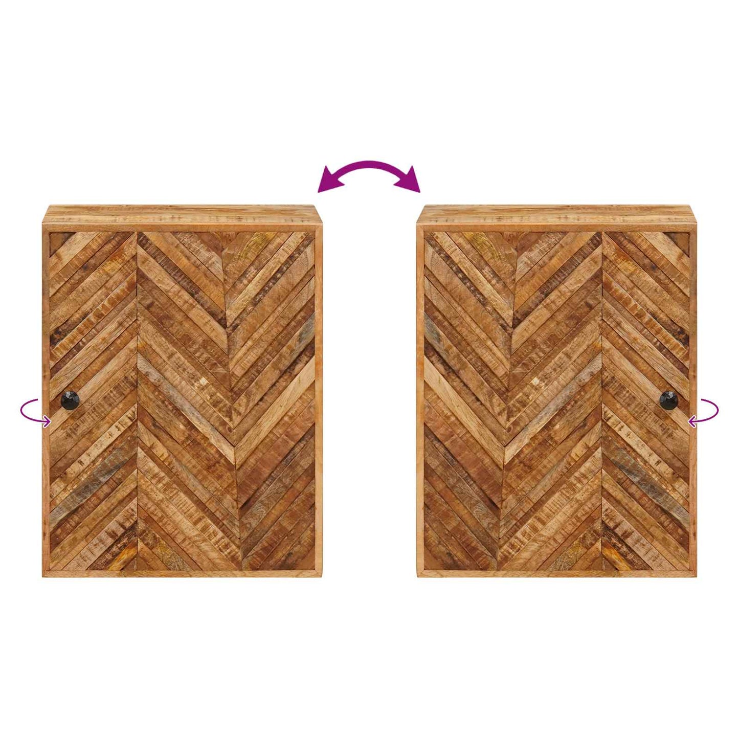 Armadio pensile con archiviazione Marrone 38 x 33,5 x 48 cm | homemem39