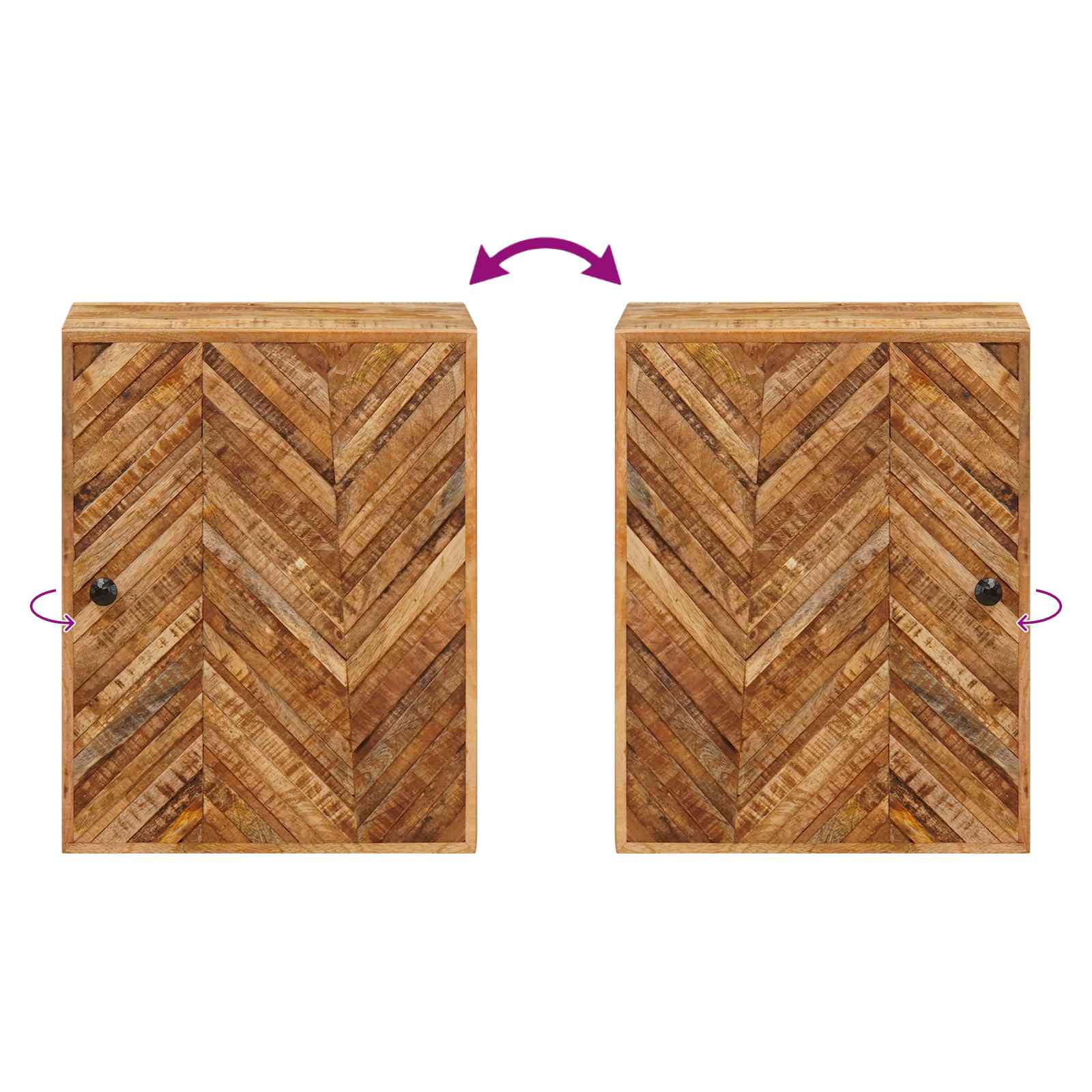 Armadio pensile con archiviazione Marrone 38 x 33,5 x 48 cm | homemem39