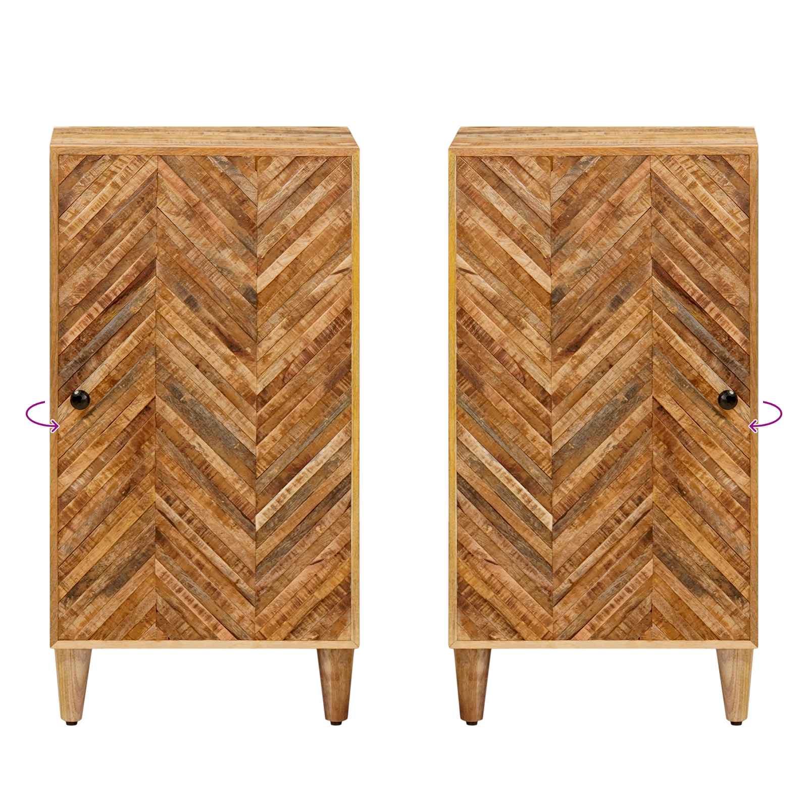 Armadi di Stoccaggio con porta Marrone 40 x 33,5 x 75 cm | homemem39