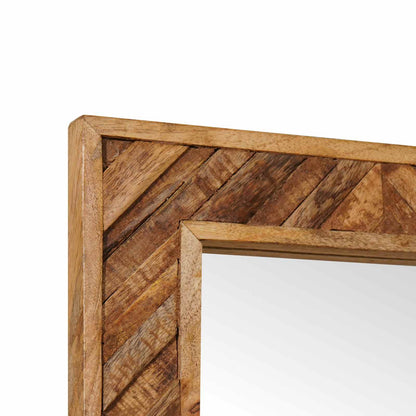Specchio Montaggio a parete Marrone 70 x 50 x 3 cm Vetro | homemem39