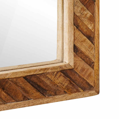Specchio Montaggio a parete Marrone 70 x 50 x 3 cm Vetro | homemem39