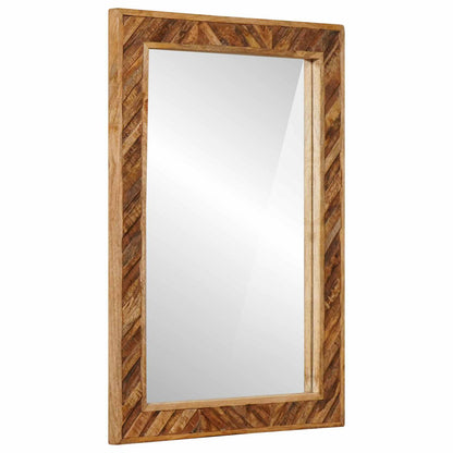 Specchio Montaggio a parete Marrone 70 x 50 x 3 cm Vetro | homemem39