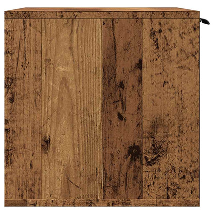 Recinto Lettiera Gatti Legno Vecchio 60x40x40 cm in Truciolato | homemem39
