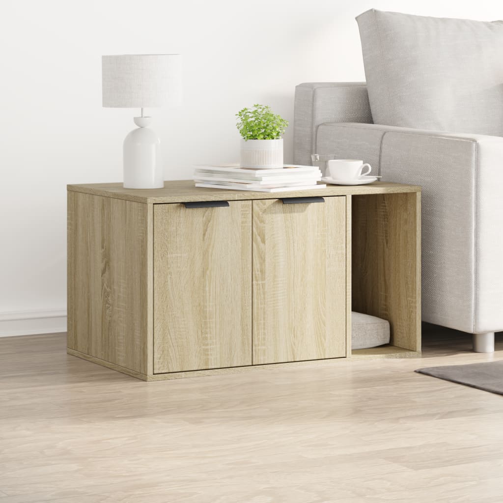 Recinto Lettiera Gatti Rovere Sonoma 80x50x45 cm in Truciolato | homemem39