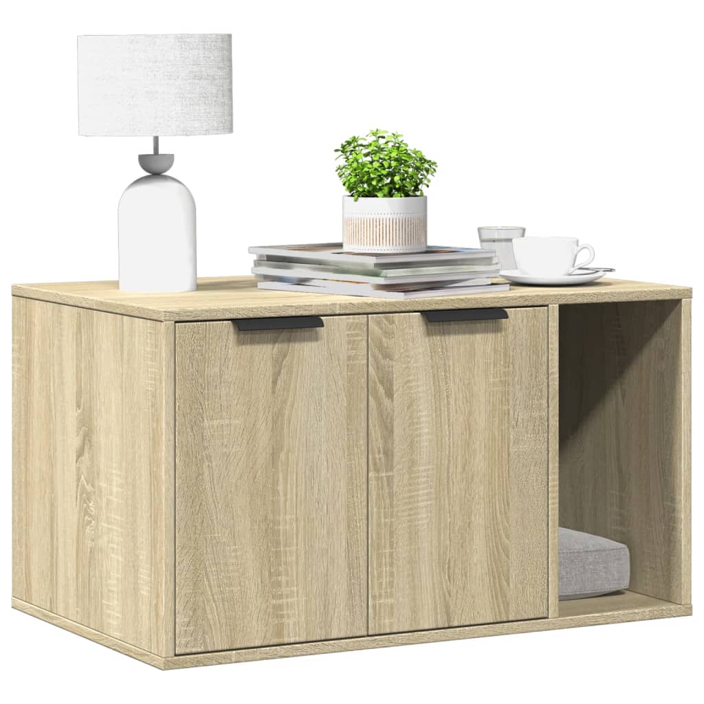 Recinto Lettiera Gatti Rovere Sonoma 80x50x45 cm in Truciolato | homemem39