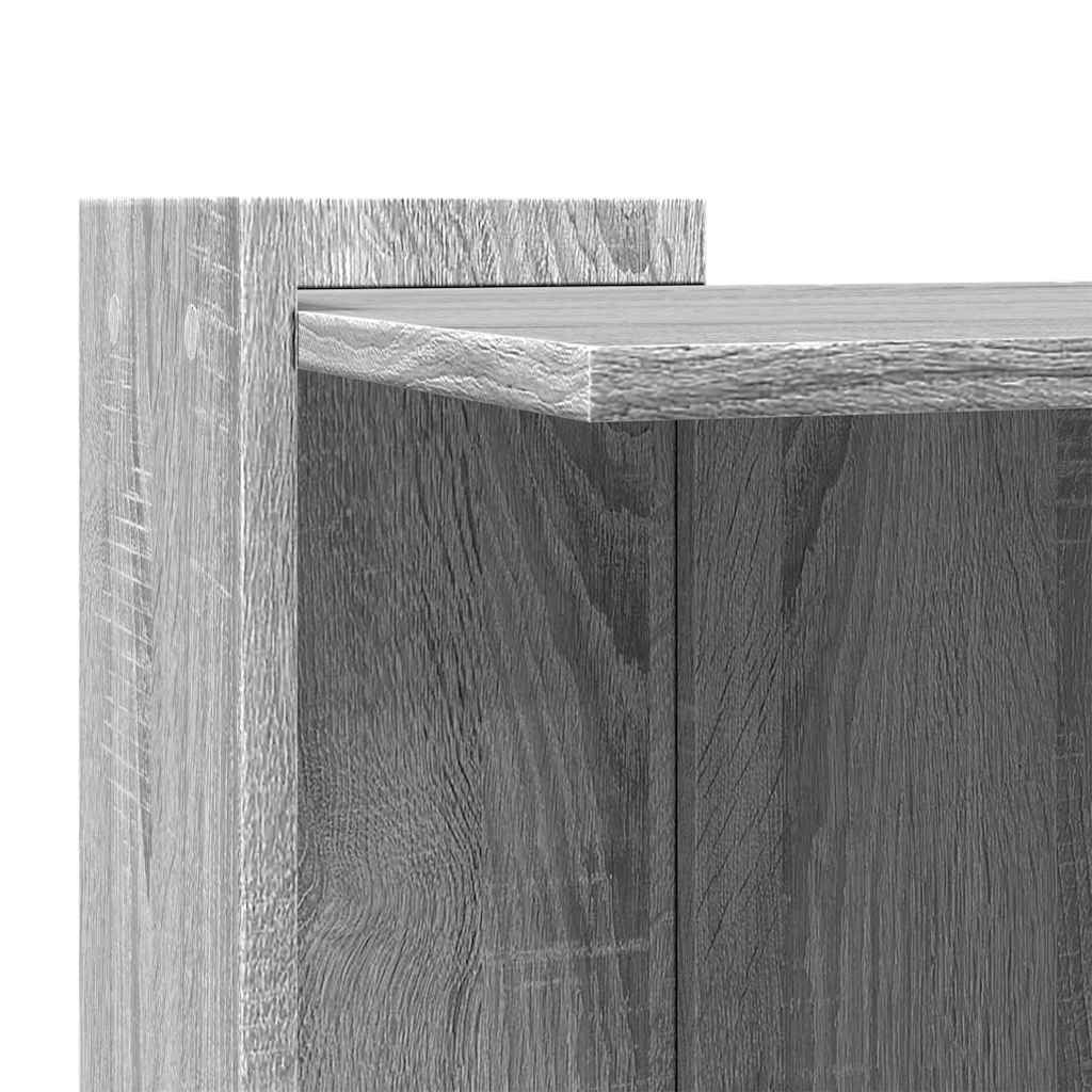 Recinto Lettiera Gatti Grigio Sonoma 60x40x40 cm in Truciolato | homemem39