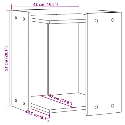 Recinto Lettiera Gatti Grigio Sonoma 60x40x40 cm in Truciolato | homemem39