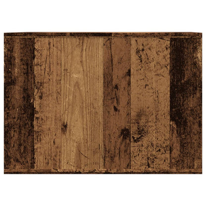Recinto Lettiera Gatti Legno Vecchio 47x59x42 cm in Truciolato