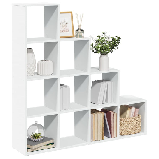 Libreria Divisorio 4 Ripiani Bianca 131,5x29x131,5cm Truciolato