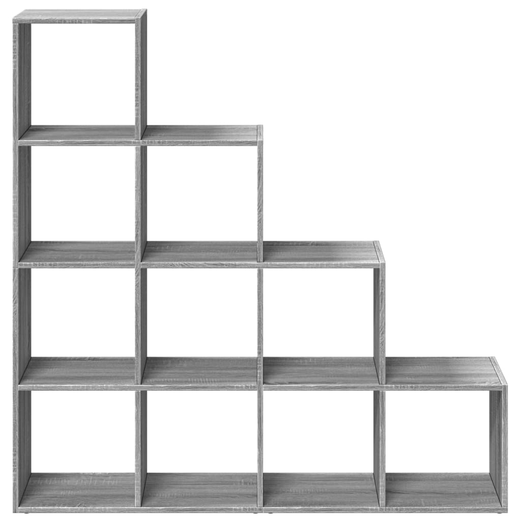 Libreria 4 Ripiani Grigio Sonoma 131,5x29x131,5 cm Truciolato