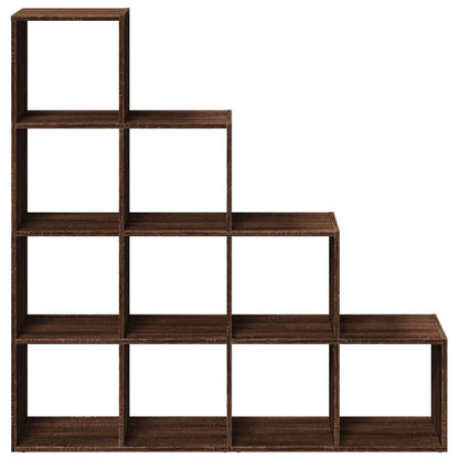 Libreria 4 Ripiani Rovere Marrone 131,5x29x131,5 cm Truciolato