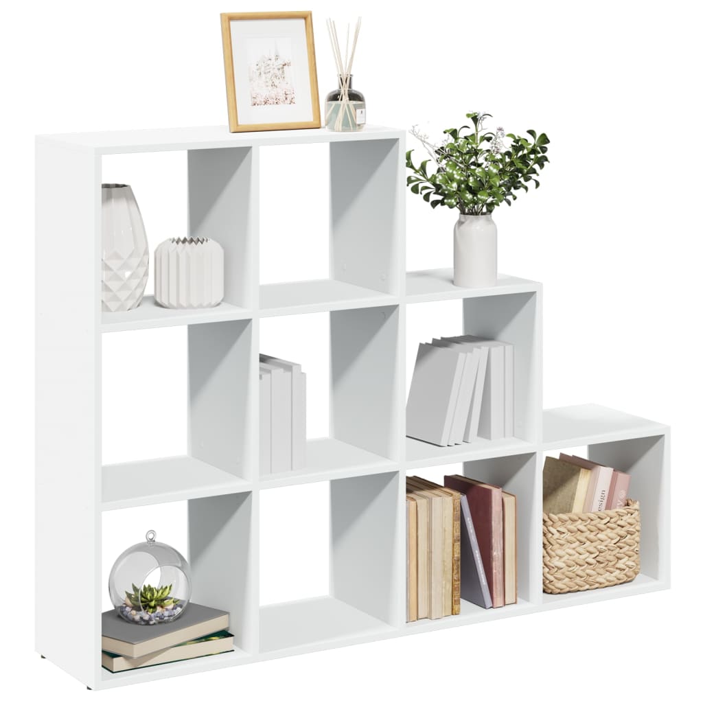 Libreria Divisorio 3 Ripiani Bianca 137,5x29x103,5cm Truciolato