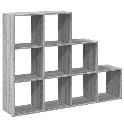 Libreria 3 Ripiani Grigio Sonoma 137,5x29x103,5 cm Truciolato