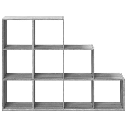 Libreria 3 Ripiani Grigio Sonoma 137,5x29x103,5 cm Truciolato