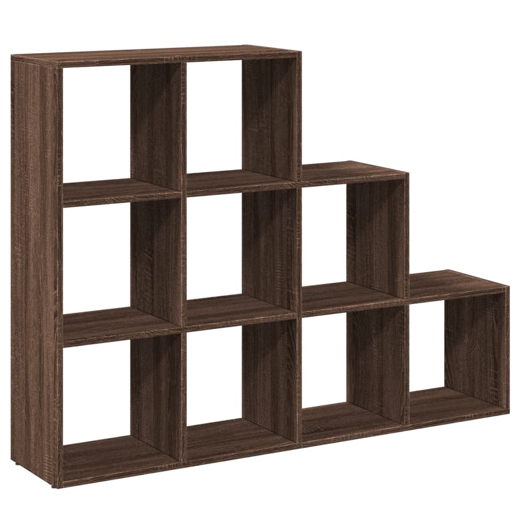 Libreria 3 Ripiani Rovere Marrone 137,5x29x103,5 cm Truciolato