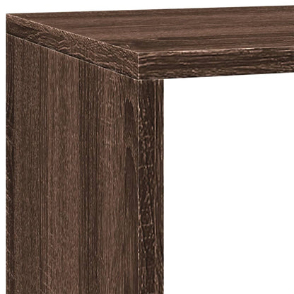 Libreria 3 Ripiani Rovere Marrone 137,5x29x103,5 cm Truciolato