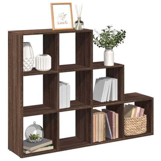 Libreria 3 Ripiani Rovere Marrone 137,5x29x103,5 cm Truciolato