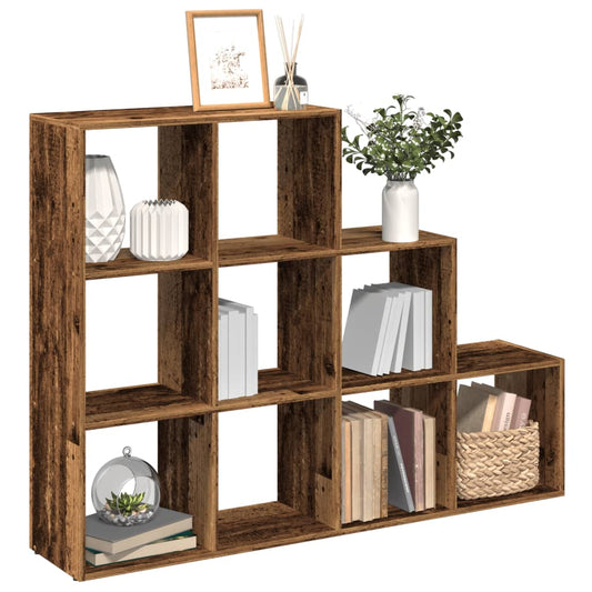 Libreria a 3 Ripiani Legno Vecchio 137,5x29x103,5 cm Truciolato