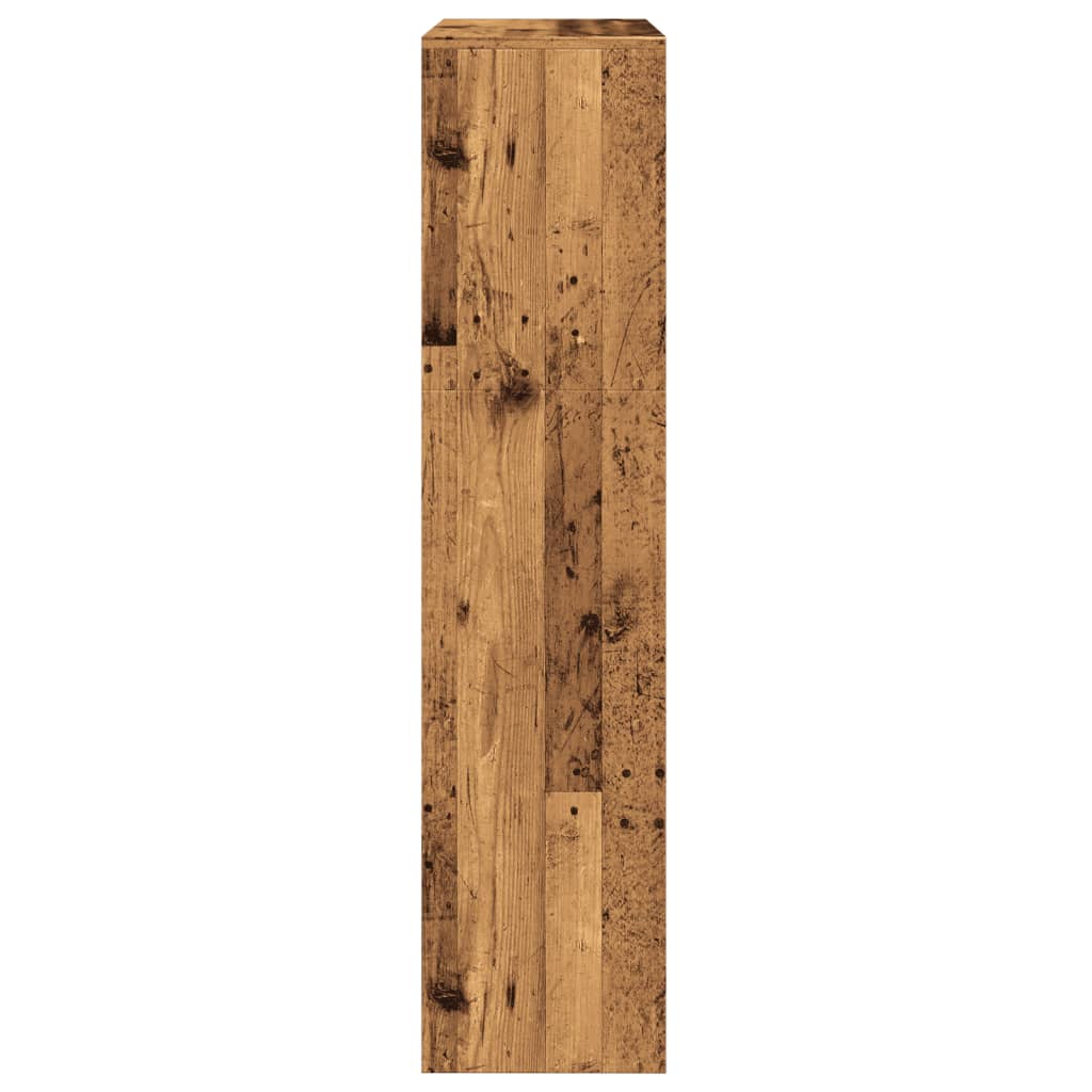 Libreria Divisorio 3Ripiani Legno Antico 123x29x123 Truciolato - homemem39
