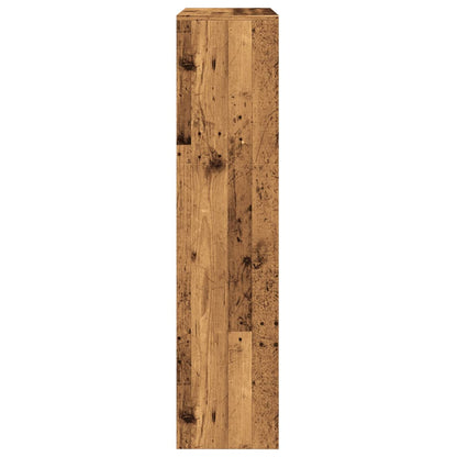 Libreria Divisorio 3Ripiani Legno Antico 123x29x123 Truciolato - homemem39