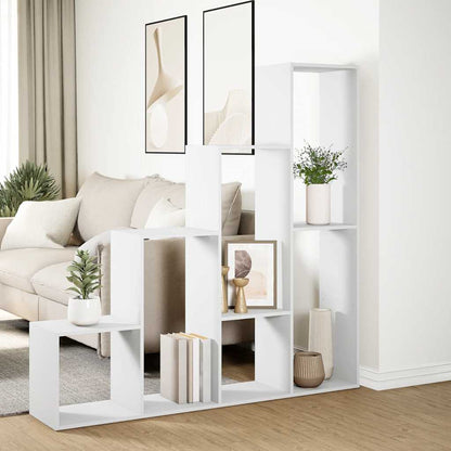 Libreria Divisorio 4 Ripiani Bianca 143,5x29x143,5cm Truciolato - homemem39