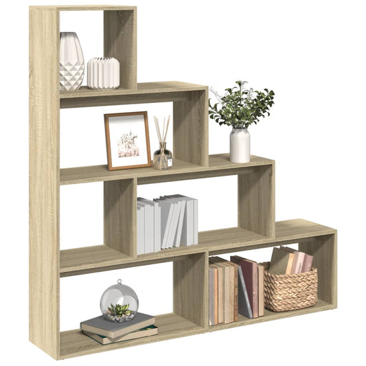 Libreria 4 Ripiani Rovere Sonoma 143,5x29x143,5 cm Truciolato