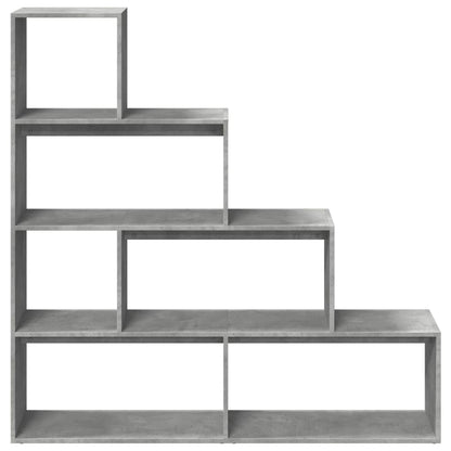 Libreria 4Ripiani Grigio Cemento 143,5x29x143,5cm Truciolato