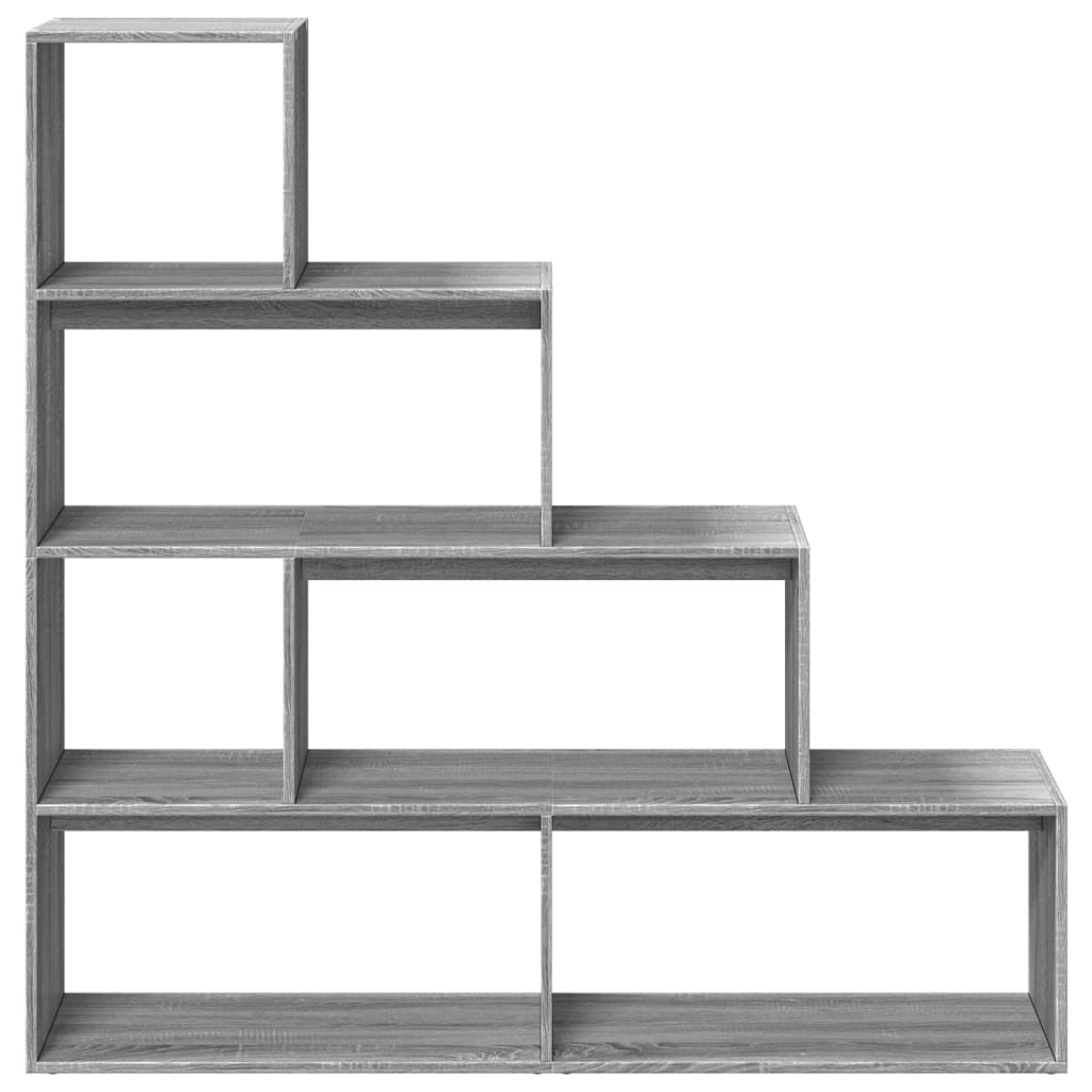 Libreria 4 Ripiani Grigio Sonoma 143,5x29x143,5 cm Truciolato