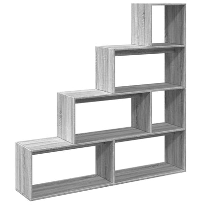 Libreria 4 Ripiani Grigio Sonoma 143,5x29x143,5 cm Truciolato