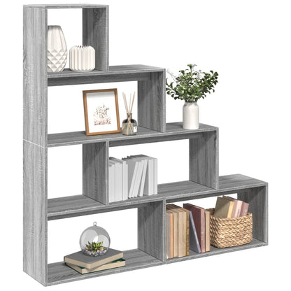 Libreria 4 Ripiani Grigio Sonoma 143,5x29x143,5 cm Truciolato