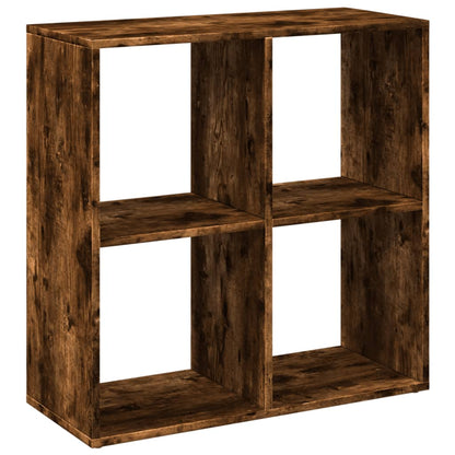 Libreria Divisorio Rovere Fumo 69,5x29x69,5 cm in Truciolato