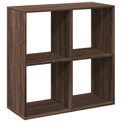 Libreria Divisorio Rovere Marrone 69,5x29x69,5 cm in Truciolato