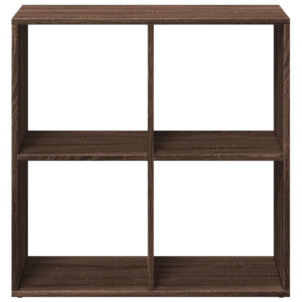 Libreria Divisorio Rovere Marrone 69,5x29x69,5 cm in Truciolato