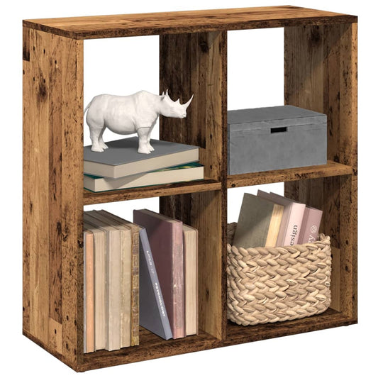 Libreria Divisorio Legno Vecchio 69,5x29x69,5 cm in Truciolato