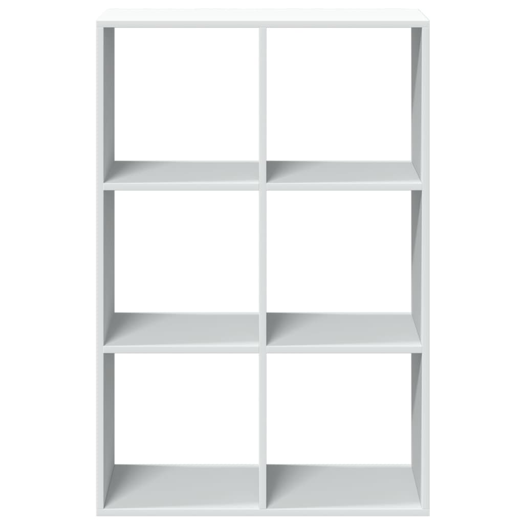 Libreria Divisorio Bianca 69,5x29x103,5 cm in Truciolato