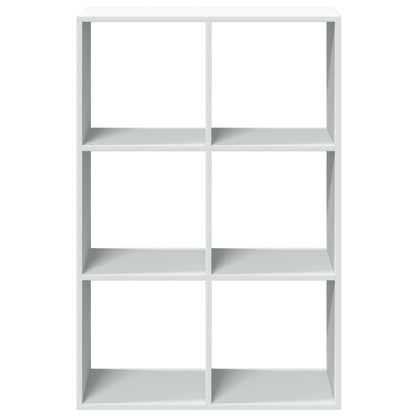 Libreria Divisorio Bianca 69,5x29x103,5 cm in Truciolato