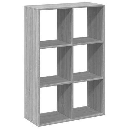 Libreria Divisorio Grigio Sonoma 69,5x29x103,5cm in Truciolato